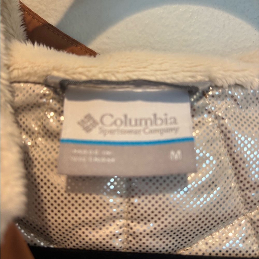 Columbia Women's Rust/ Puffer Jacket Medium - Picture 3 of 8